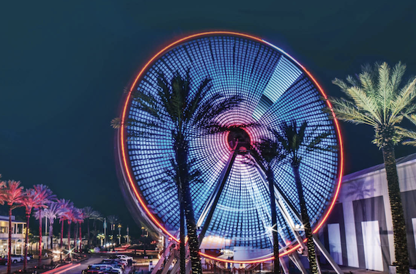 large Ferris wheel at night