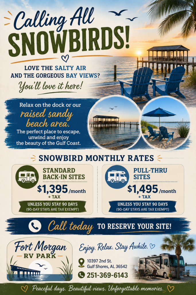 Winter Special for Gulf Shores RV park