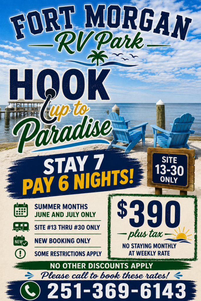 Summer Special for Gulf Shores RV park